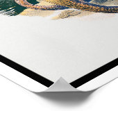 Vintag Mermaid Poster (Ecke)