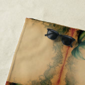 Vintag Mermaid Schwanz Strandtuch (Beispiel)