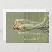 Vintag Mermaid Sea Nymph Postkarte (Vorne/Hinten)