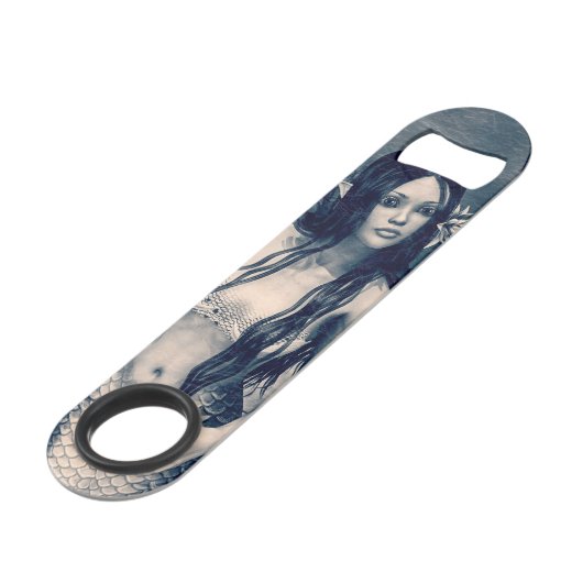 Vintag Mermaid Speedflaschenöffner (Rückseite Schrägansicht)