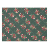 Vintag Merry Christmas Candy Cane Tischdecke (Vorderseite (Horizontal))