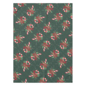 Vintag Merry Christmas Candy Cane Tischdecke (Vorderseite)