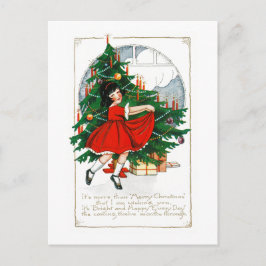 VINTAG MERRY CHRISTMAS POSTCARD POSTKARTE