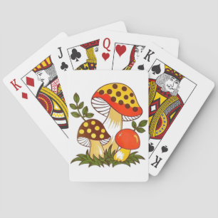 Vintag Merry Mushroom Spielkarten