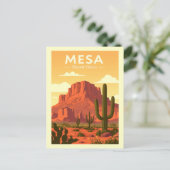 Vintag Mesa Arizona Postkarte (Stehend Vorderseite)