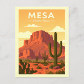 Vintag Mesa Arizona Postkarte (Vorderseite)