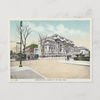 Vintag Metropolitan Museum, New York City, NY Postkarte