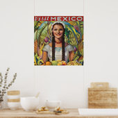 Vintag Mexico Reiseplakat Poster (Küche)