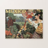Vintag Mexico Reiseplakat Puzzle (Horizontal)