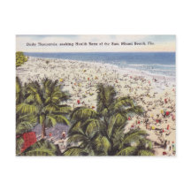 Vintag Miami Beach Florida Postcard
