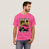 Vintag Miami Beach Florida T-Shirt (Vorne ganz)