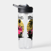 Vintag Miami Beach Florida Trinkflasche (Rechts)