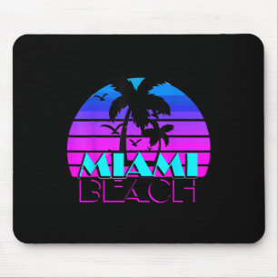Vintag Miami Beach Novelty Tee Shirts, I Liebe Mia Mousepad