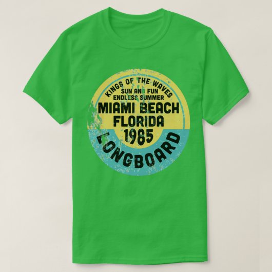 Vintag Miami Beach T-Shirt (Design vorne)