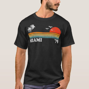 Vintag Miami Florida South Beach Retro Sunset Sur T-Shirt