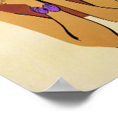 Vintag Miami Florida Travel Poster (Ecke)