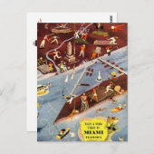 Vintag Miami, Florida, USA - Postkarte (Vorne/Hinten)