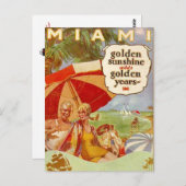 Vintag Miami, Florida, USA - Postkarte (Vorne/Hinten)