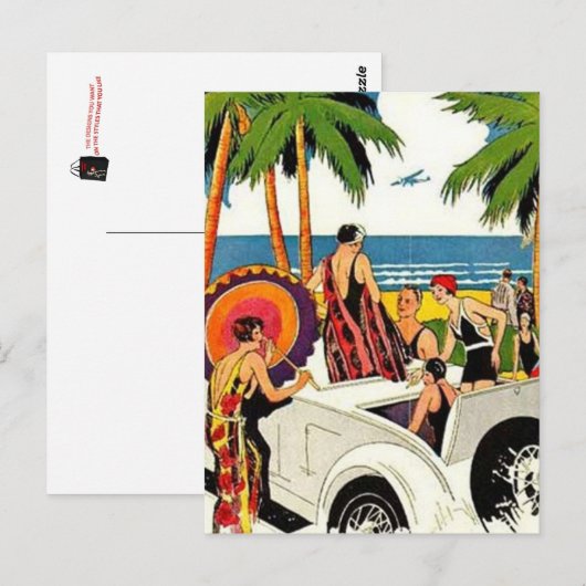 Vintag Miami, Florida, USA - Postkarte (Vorne/Hinten)