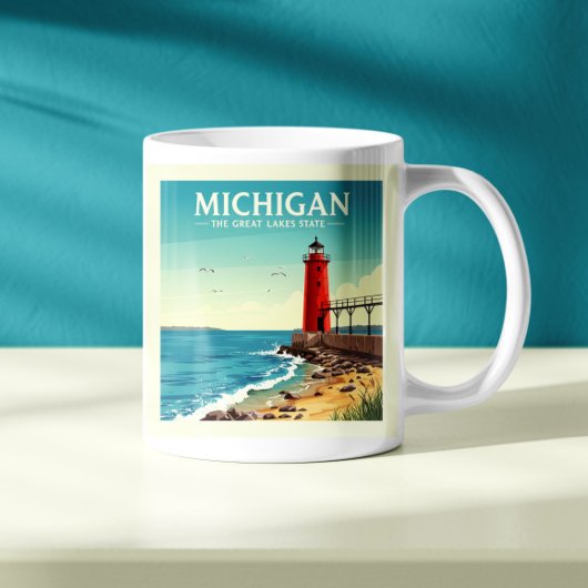 Vintag Michigan Kaffeetasse