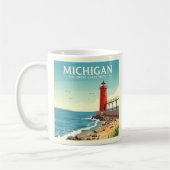 Vintag Michigan Kaffeetasse (Links)