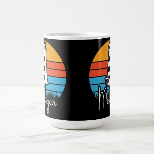 Vintag Michigan Kaffeetasse (Mittel)