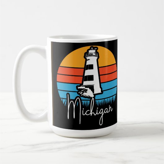 Vintag Michigan Kaffeetasse (Links)