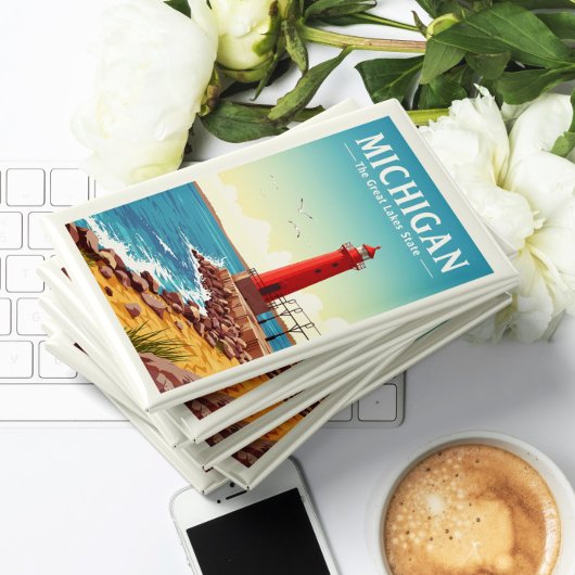 Vintag Michigan Magnet