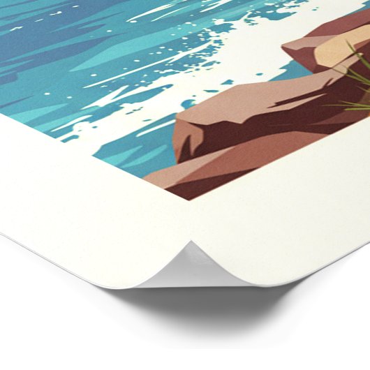 Vintag Michigan Poster (Ecke)