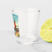 Vintag Michigan Schnapsglas (Rechts)