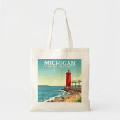 Vintag Michigan Tragetasche (Vorne)