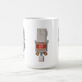 Vintag Microphone Tasse RCA Calrad Elgin (Mittel)