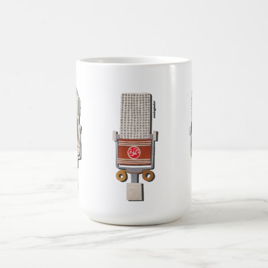 Vintag Microphone Tasse RCA Calrad Elgin (Mittel)
