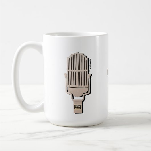 Vintag Microphone Tasse RCA Calrad Elgin (Links)