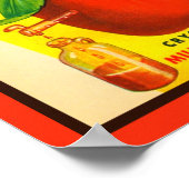 Vintag Miller Apfelwein-Werbung Poster (Ecke)
