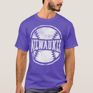 Vintag Milwaukee Baseball Baseball Teamgeschenk T-Shirt