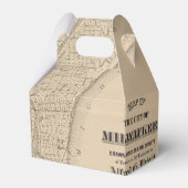 Vintag Milwaukee, Wisconsin Karte Geschenkschachtel (Vorderseite)