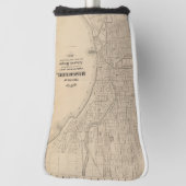 Vintag Milwaukee, Wisconsin Karte Golf Headcover (Rotieren 90)