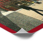 Vintag Milwaukee Wisconsin Poster (Ecke)