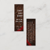 Vintag Mini Visitenkarte (Vorne/Hinten)