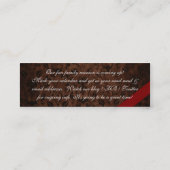 Vintag Mini Visitenkarte (Rückseite)