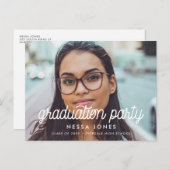 Vintag-minimalistisches Foto Postkarte (Vorne/Hinten)