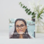 Vintag-minimalistisches Foto Postkarte (Stehend Vorderseite)