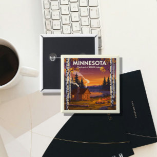Vintag Minnesota Button