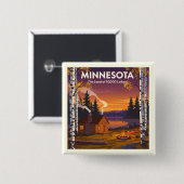 Vintag Minnesota Button (Vorne & Hinten)