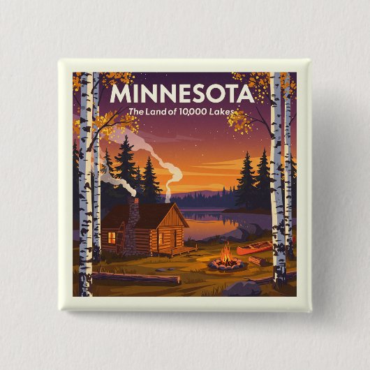 Vintag Minnesota Button (Vorderseite)