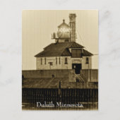Vintag Minnesota Lighthouse Postkarte (Vorderseite)