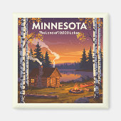 Vintag Minnesota Magnet (Vorne)