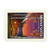 Vintag Minnesota Magnet (Horizontal)