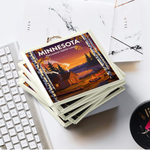 Vintag Minnesota Magnet